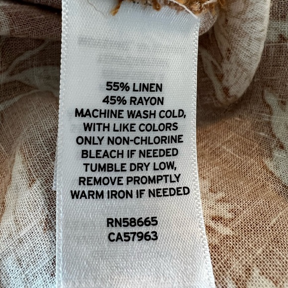 π NWT Treasure & Bond Womenβs 1X Floral Linen Blend Shorts π€πΌ - Picture 10 of 11